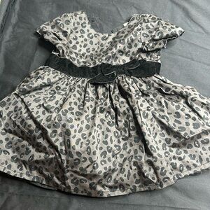 Carters Black Cheetah Print Dress